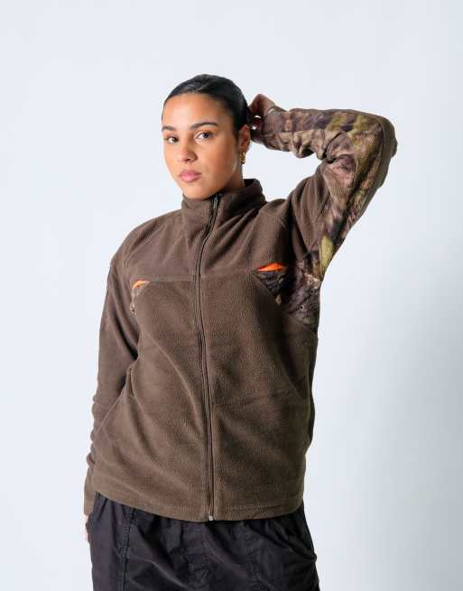 Vintage Outdoor Life S Fleece Dark Green
