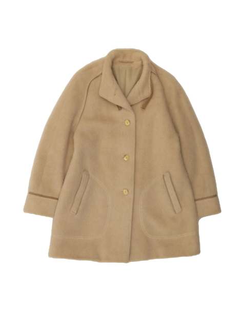 Vintage Overcoat EU 38 Medium In Beige - view 1