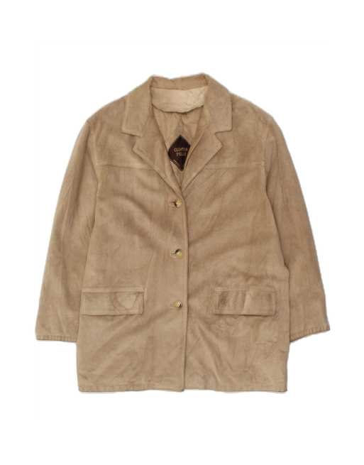 Vintage Overcoat It 42 Medium In Beige