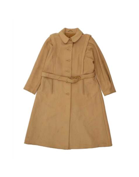 Vintage Overcoat It 46 Large In Brown - view 1