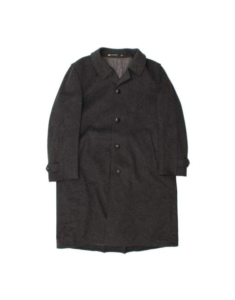Vintage Overcoat It 48 Medium In Grey Wool - view 1