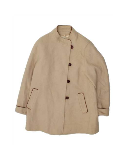 Vintage Overcoat It 48 XL In Beige