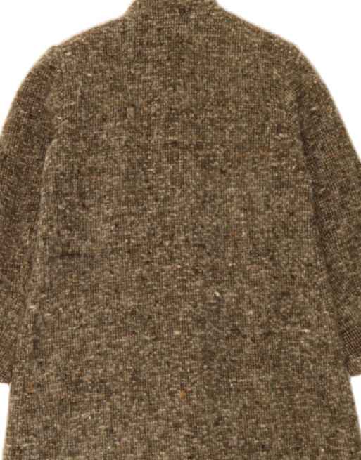 Vintage Overcoat UK 12 Medium In Khaki Flecked, 4 of 4