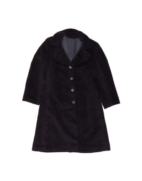 Vintage Overcoat UK 14 Large In Blue - view 1
