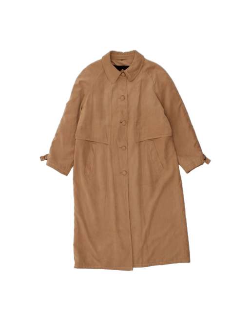 Vintage Overcoat UK 14 Medium In Beige
