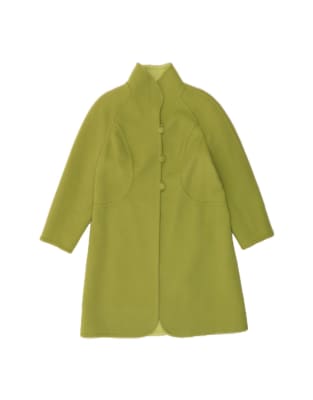 Vintage Overcoat UK 14 Medium In Green