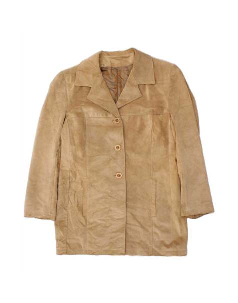 Vintage Overcoat UK 16 Large In Beige - view 1