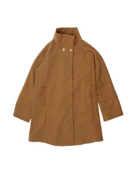 Vintage Overcoat UK 16 Large In Brown - view 1