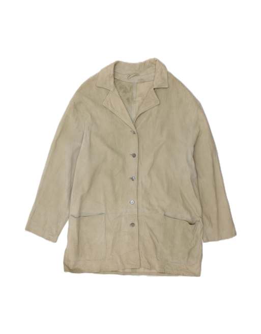 Vintage Overcoat UK 16 Large In Grey