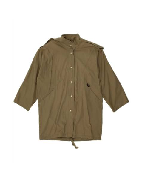 Vintage Overcoat UK 16 Large In Khaki - view 1