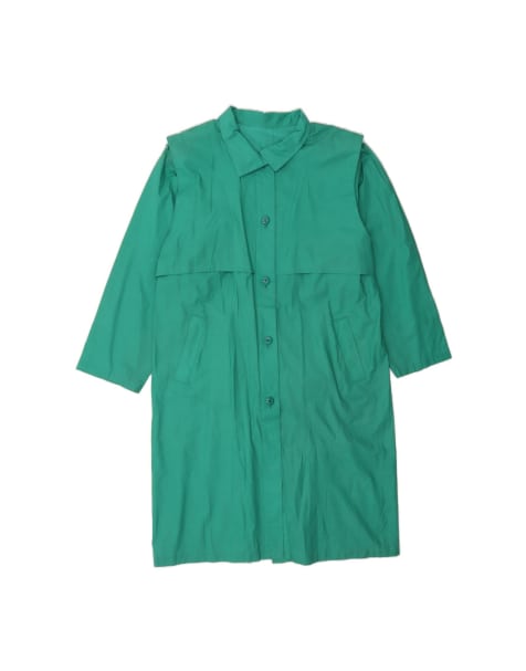 Vintage Overcoat UK 16 Large In Turquoise - view 1