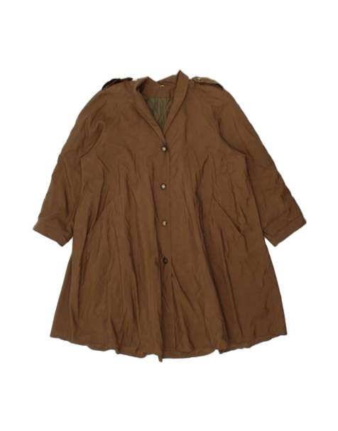 Vintage Overcoat UK 18 XL In Brown - view 1