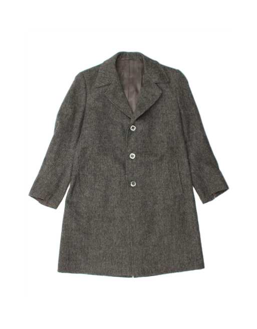 Vintage Overcoat UK 36 Small In Grey