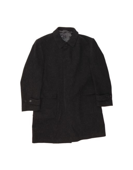 Vintage Overcoat UK 38 Medium In Grey Wool