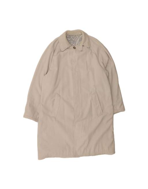Vintage Overcoat UK 38 Medium In Off In White