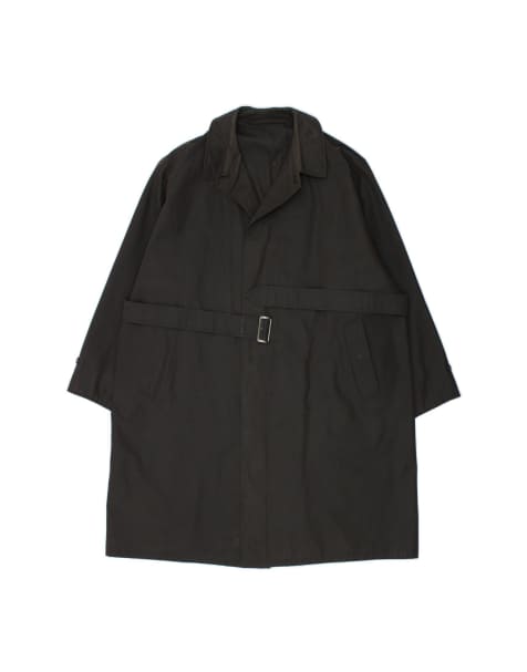 Vintage Overcoat UK 42 XL In Black - view 1