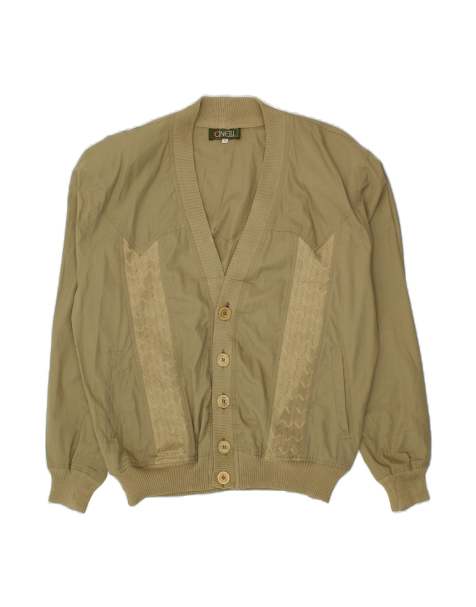Vintage Oversized Bomber Jacket It 48 Medium In Khaki - view 1