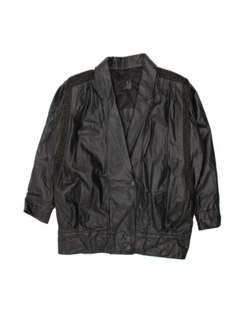 Vintage Oversized Jacket UK 20 2XL In Black - view 1