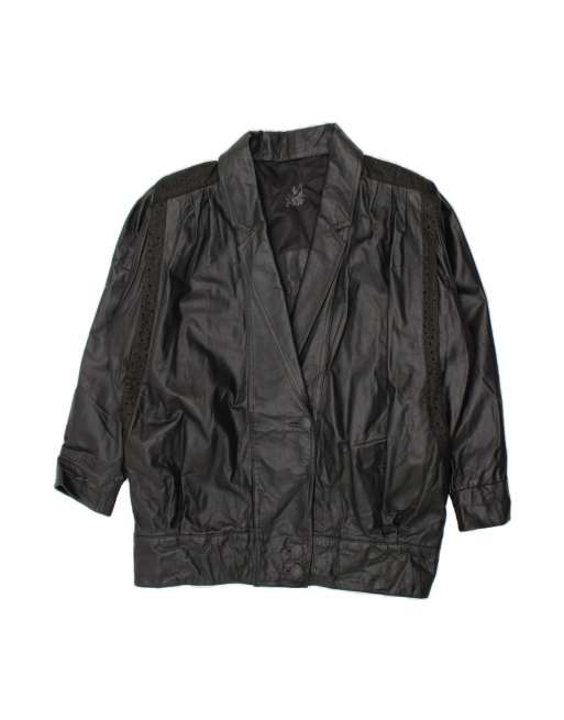 Vintage Oversized Jacket UK 20 2XL In Black
