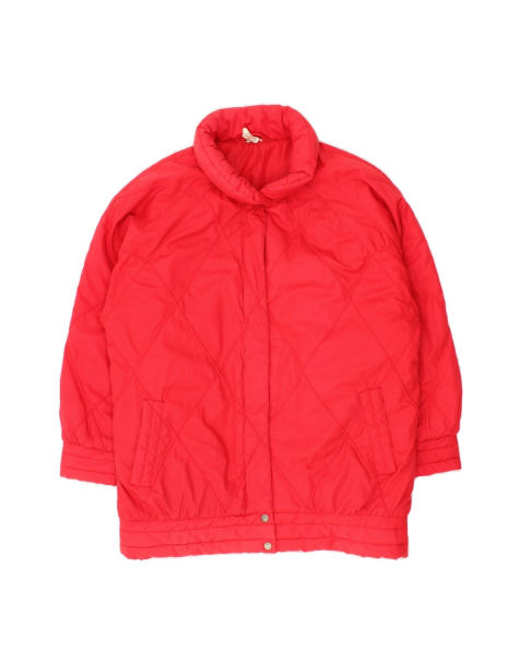 Vintage Oversized Padded Jacket US 14 XL In Pink - view 1