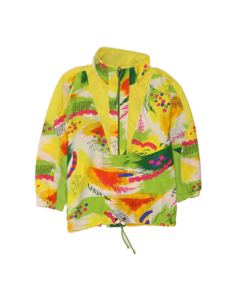 Vintage Oversized Pullover Tracksuit Top It 42 Medium In Yellow - view 1