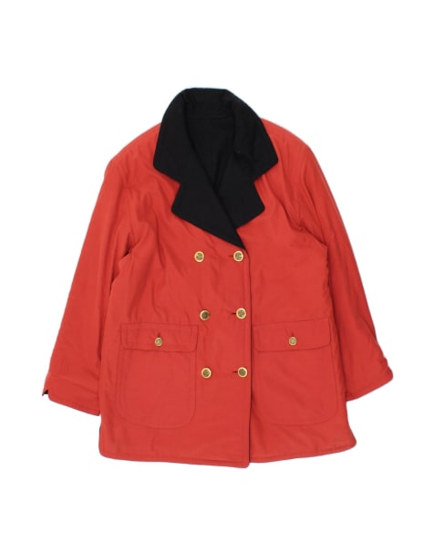 Vintage Oversized Reversible Jacket EU 38 Medium In Red - view 1