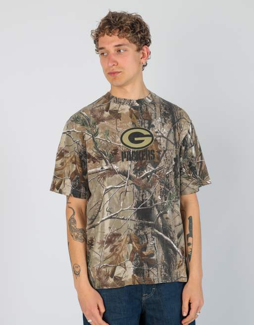 Vintage Packers l t-shirt in khaki green