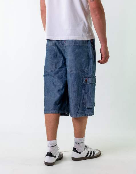 Vintage Paco 34" Denim Hip Hop Jorts Shorts Blue - view 1