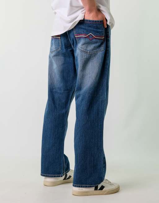 Vintage Paco 38x30 Denim Hip Hop Jeans Blue