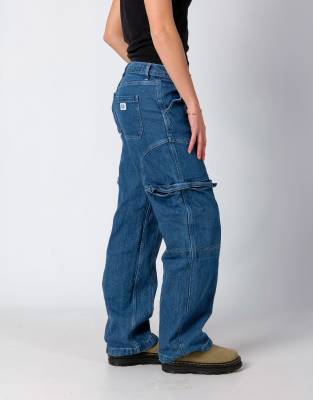 Vintage Pacsun 28x32 Denim Carpenter Baggy Jeans Blue
