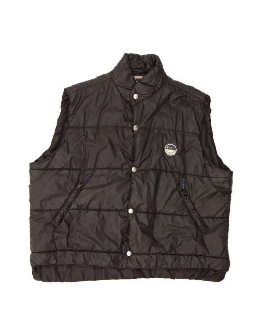Vintage Padded Gilet UK 44 2XL In Black
