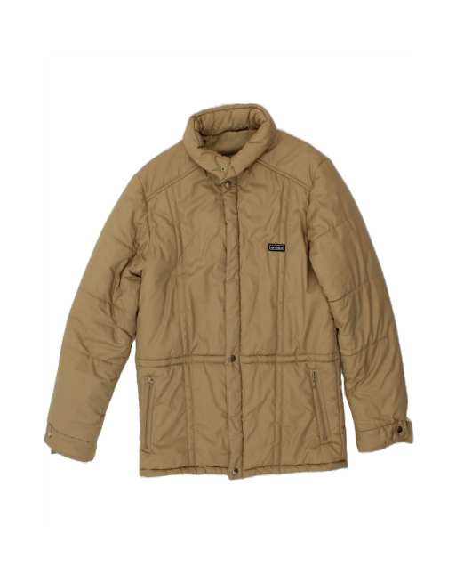 Vintage Padded Jacket EU 48 Medium In Beige
