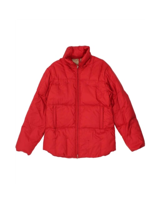 Vintage Padded Jacket It 46 Large In Red