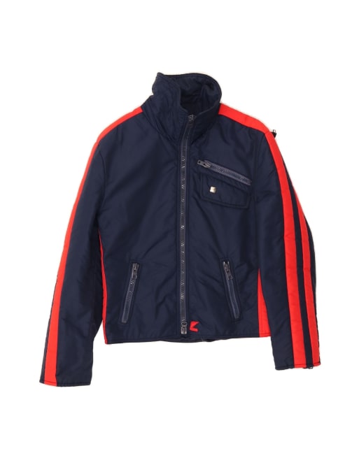 Vintage Padded Jacket It 48 XL In Blue