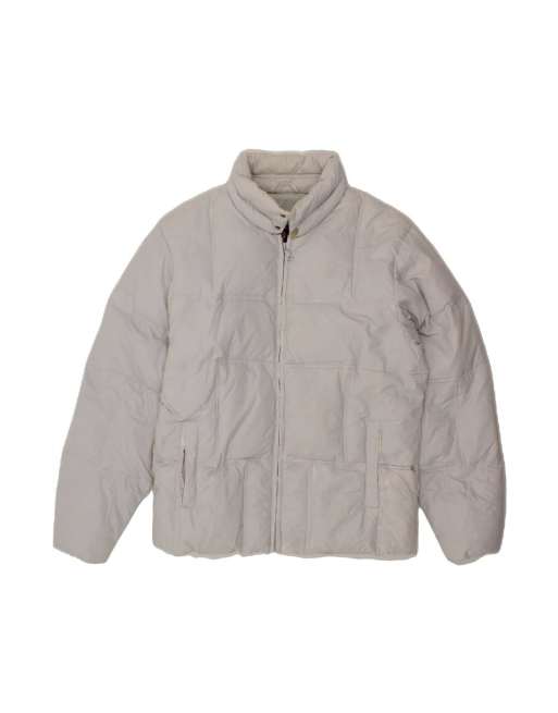 Vintage Padded Jacket UK 40 Large In Grey