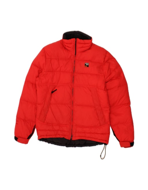 Vintage Padded Jacket UK 40 Large In Red
