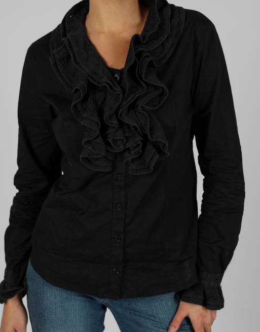 Vintage Palablu S blouse in black, 4 of 4