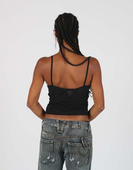 Vintage Paolo Frani M corset in black, 2 of 4