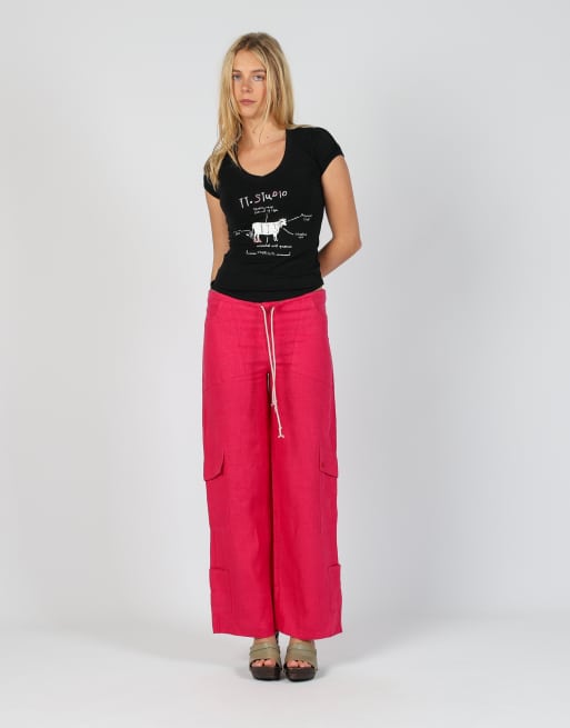 Vintage Paolo Sperti S casual trousers in pink