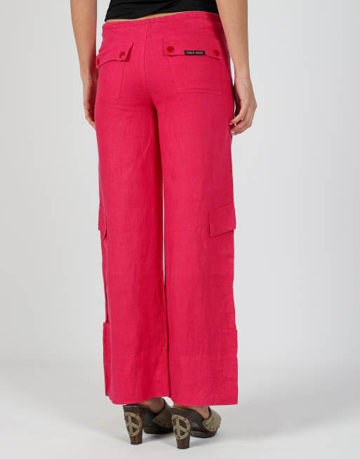 Vintage Paolo Sperti S casual trousers in pink, 2 of 4