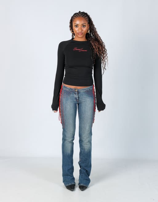 Vintage Parasuco Cult S bootcut jeans in blue