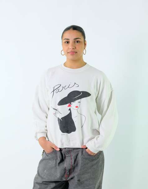 Vintage Paris M Sweatshirt Cream - view 1