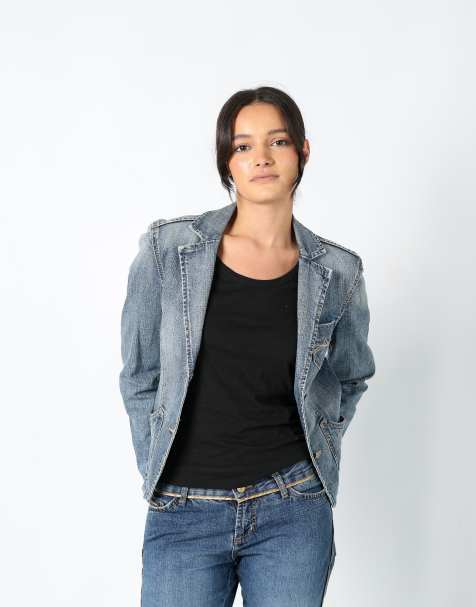 Vintage ParkWest L denim jacket blue - view 1