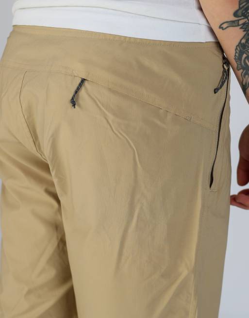 Vintage Patagonia 36x32 nylon sports shorts in tan, 4 of 4