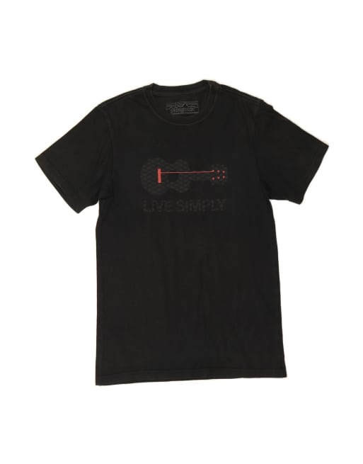 Vintage Patagonia Graphic T-shirt Top XS In Black