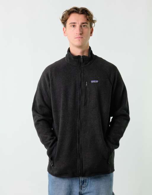 Vintage Patagonia L Fleece Charcoal Grey Zip Up