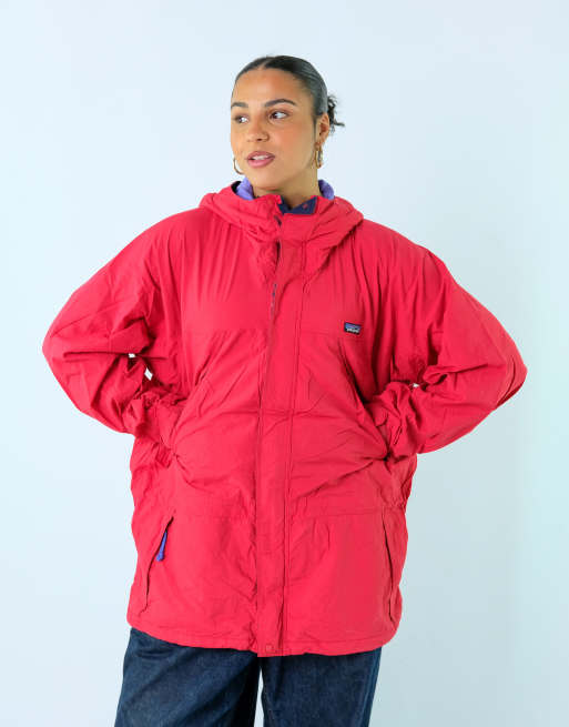 Vintage Patagonia L Rain Jacket Red