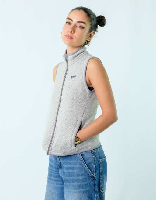 Vintage Patagonia S Fleece Light Grey Gilet
