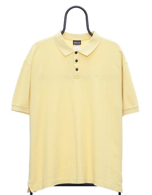 Vintage Patagonia size L polo shirt in yellow