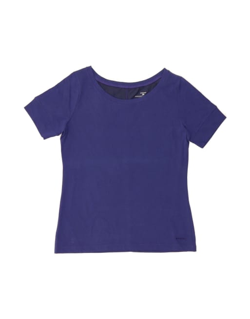 Vintage Patagonia T-shirt Top UK 16 Large In Purple